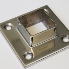 Фланец нержавеющий приварной встык с впадиной квадратный Ду 10 Ру 10 AISI 304 10х14х15х10 мм ГОСТ 12821-80