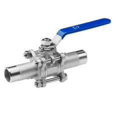 Кран нержавеющий шаровой стальной неполнопроходной муфтовый 12Х18Н10Т ДУ 10 Ру 40